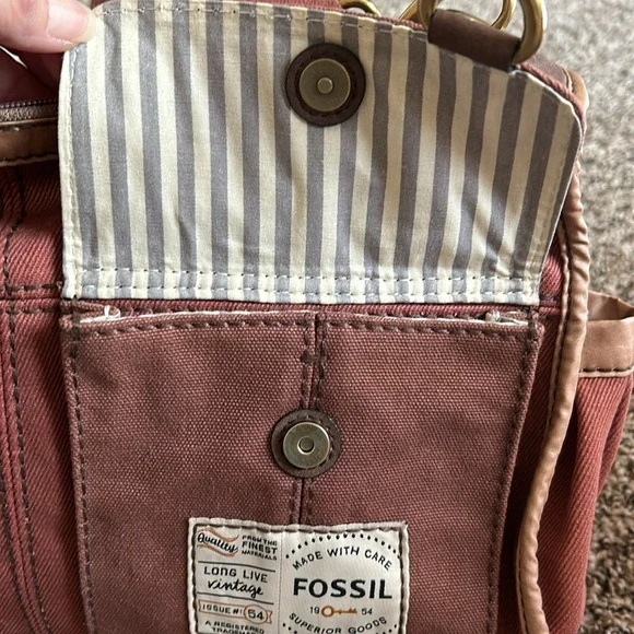 NWT Fossil Morgan Satchel - Picture 5 of 9